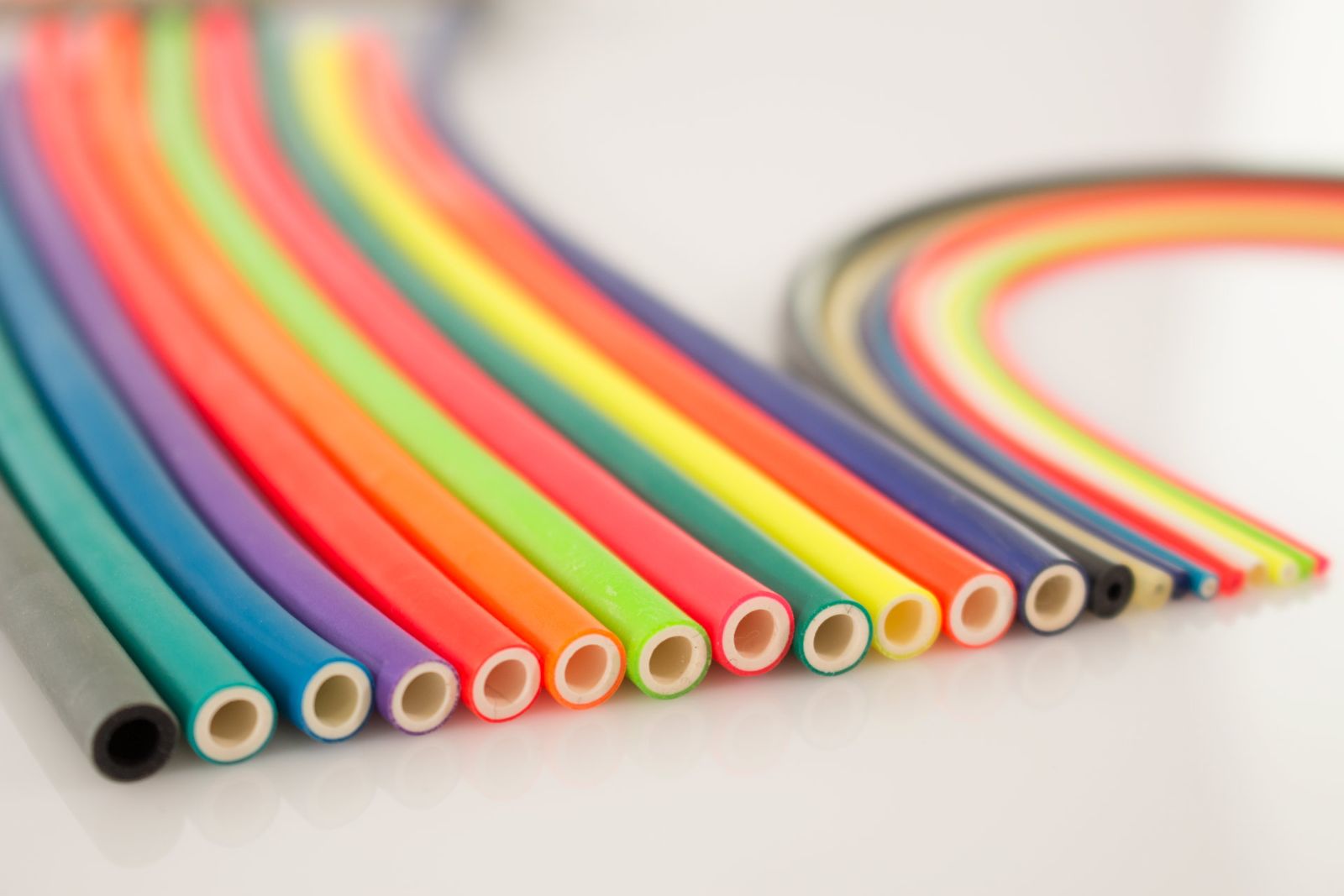 How Colored Rubber Tubing Is Dyed & Created